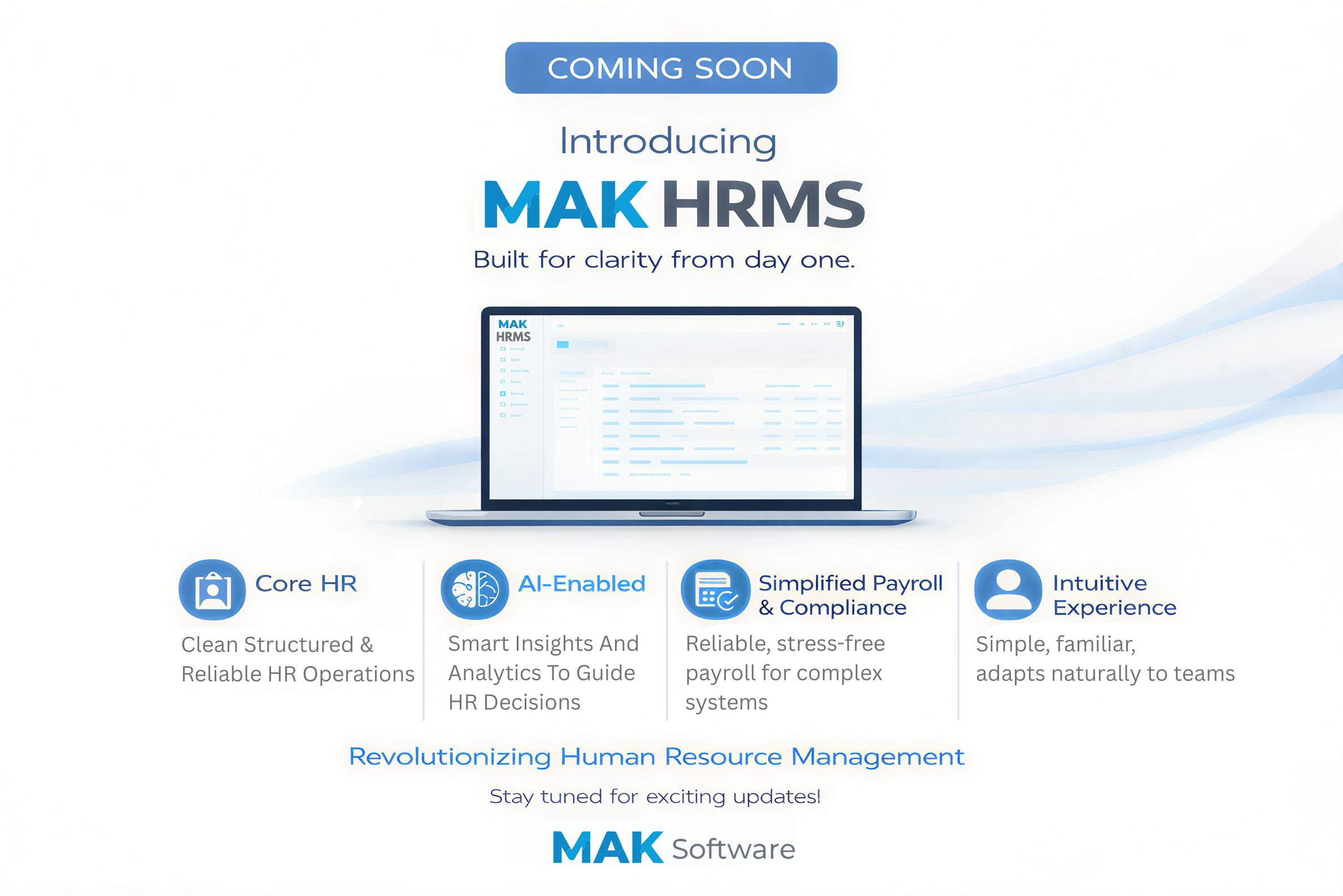 MAK HRMS Launch Notification Post