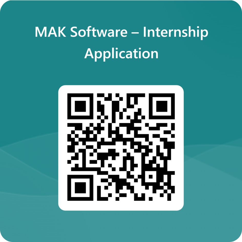 Internship Application QR Code